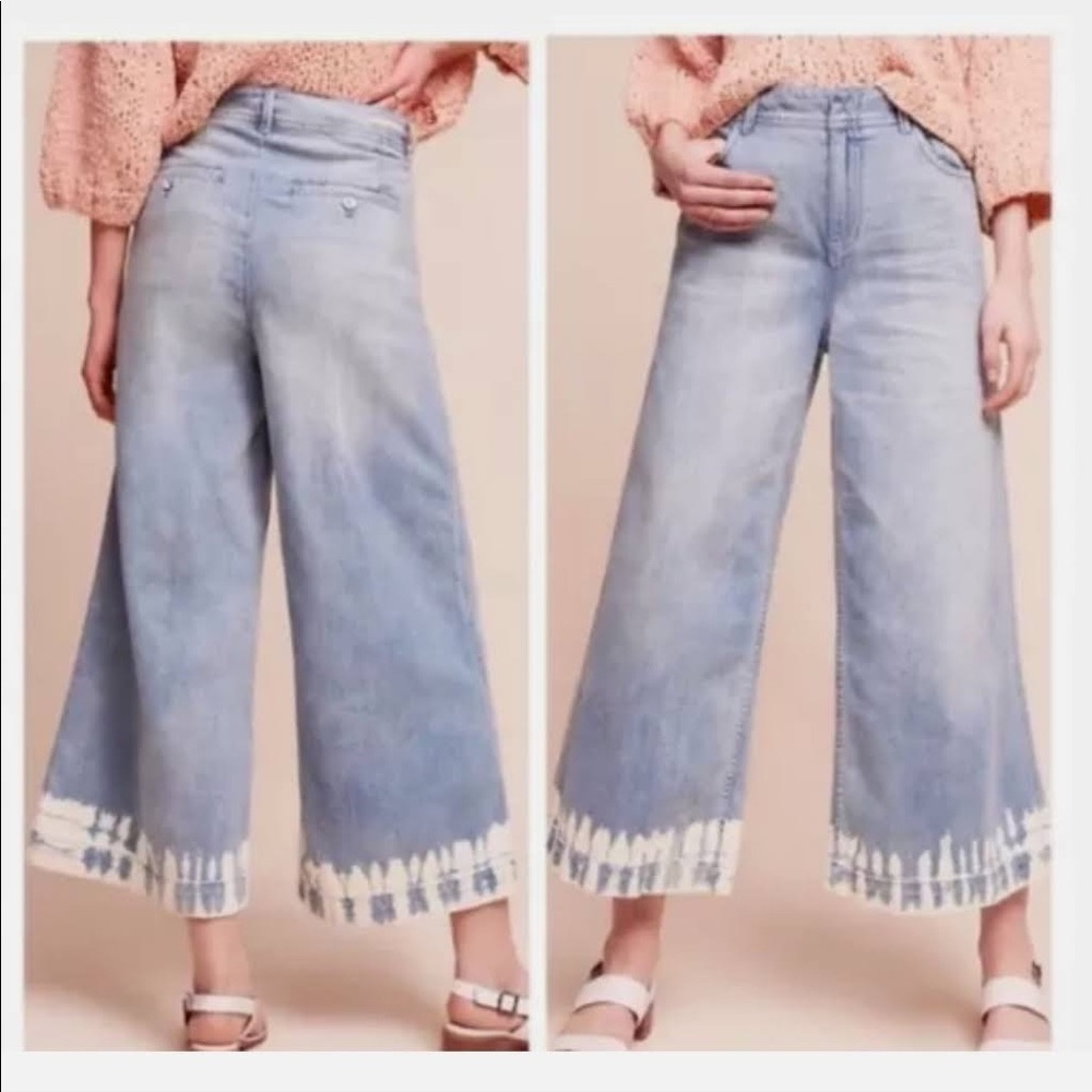 Pilcro and The Letterpress Wide leg cropped